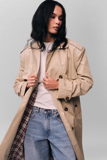 Womens | Classic Trench Coat | Khaki