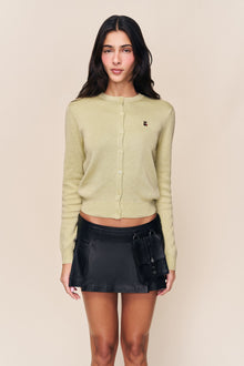Womens | Onyx Leather Cargo Mini Skirt | Black