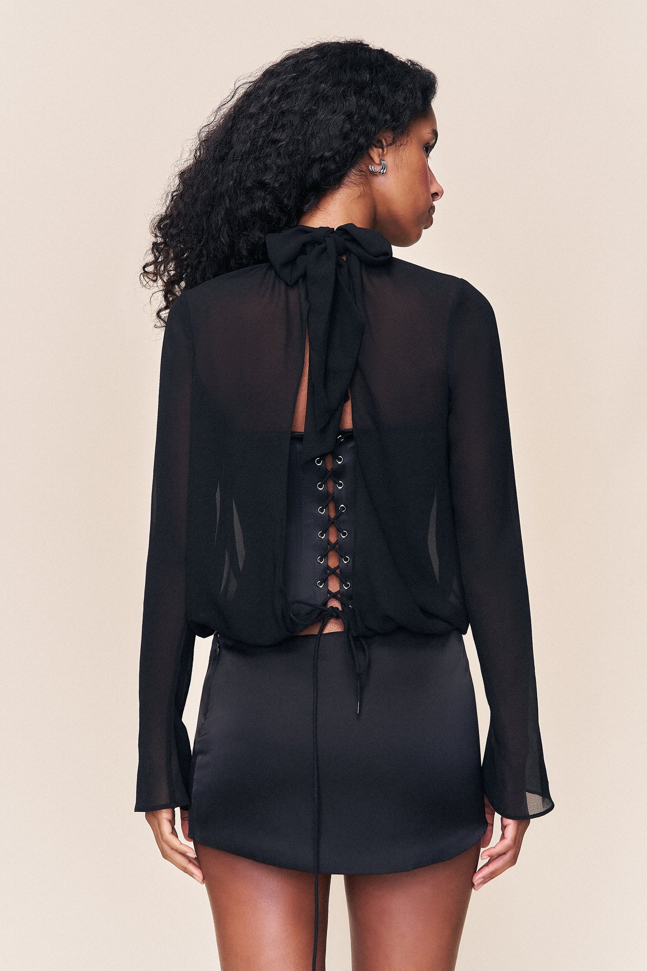 Womens | Brandi Corset Top | Black