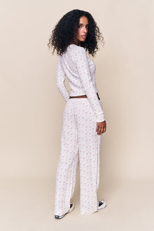 Womens | Lumi Relaxed Pant | Pink Ditsy Rose