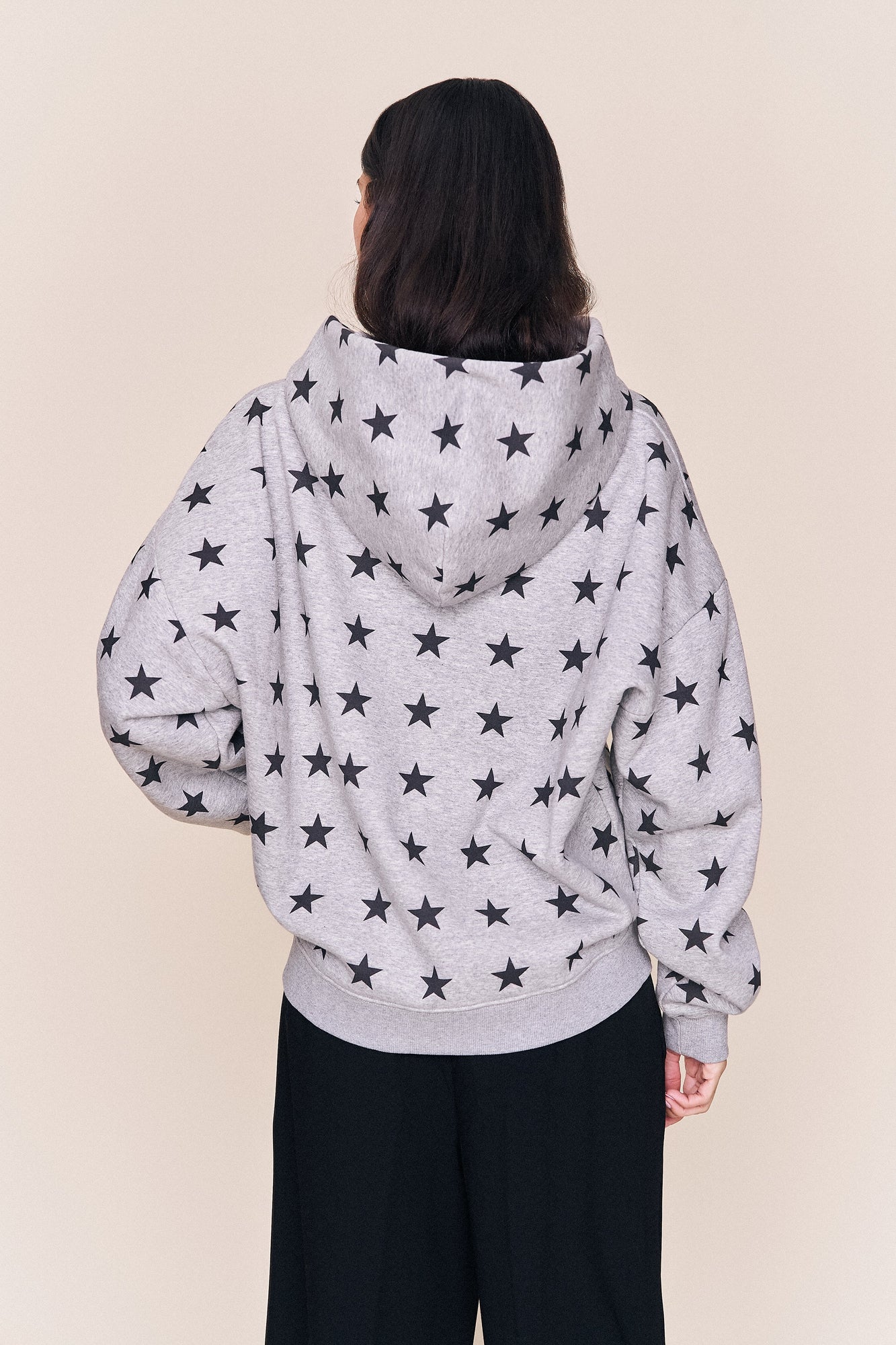 Womens | Guizio Zip Up Hoodie | Midnight Star Print