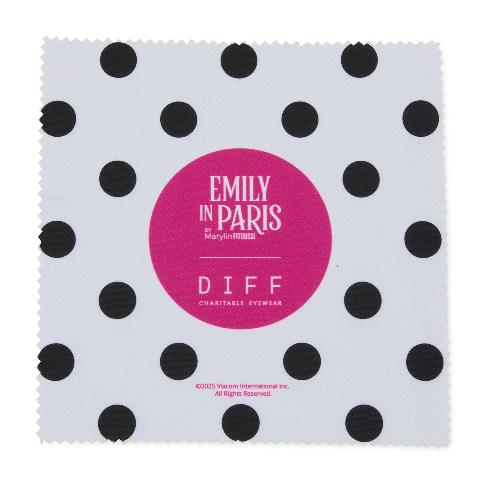 Womens | Emily Sunglasses | Midnight Polka Dot | Chic Grey Lenses