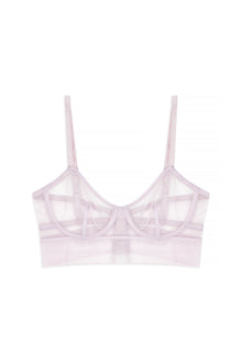 Bare Underwire Full Cup Longline Bra | Lilac