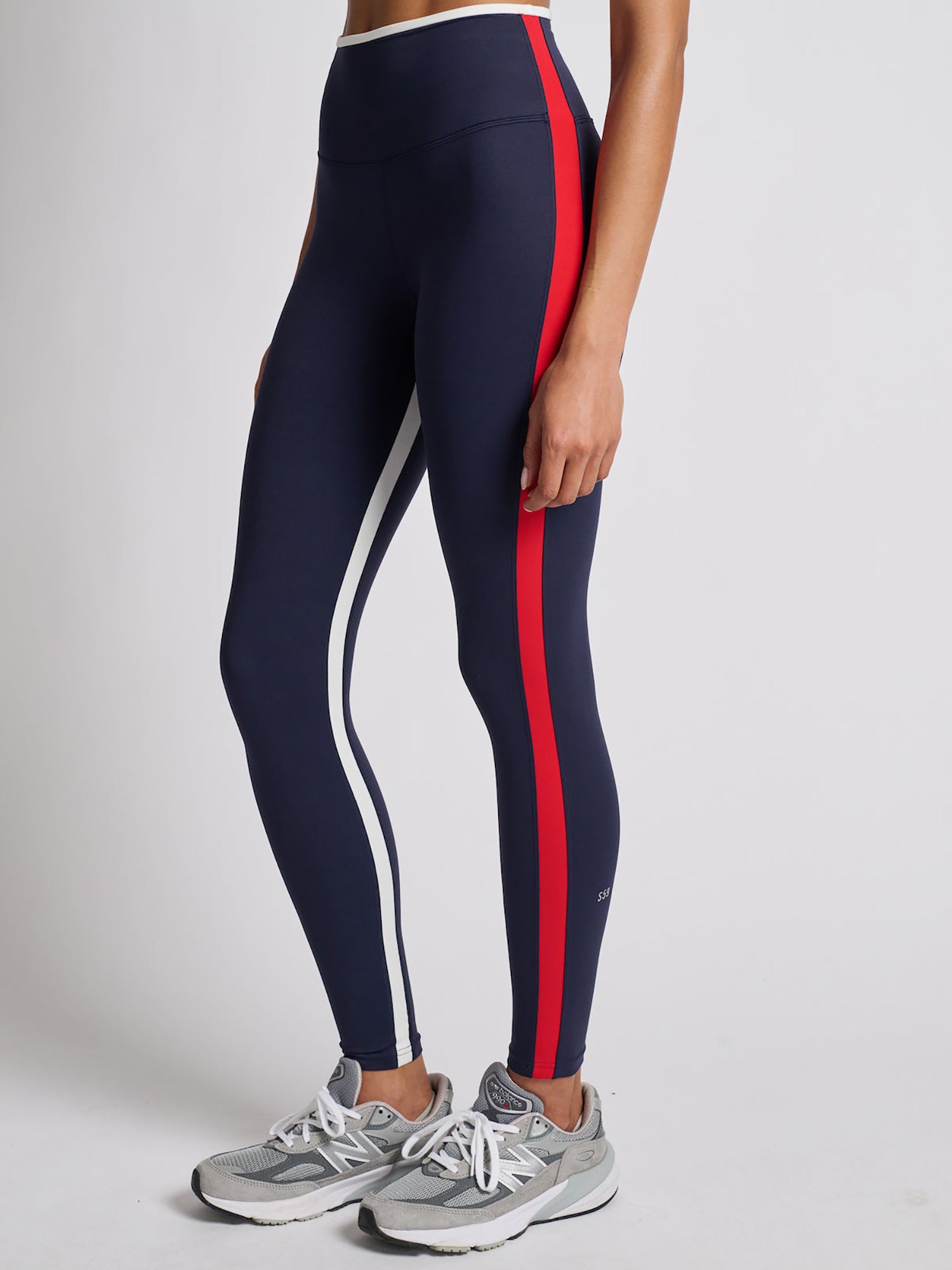 Women | SPLITS59 | Sam High Waist Rigor 7/8 | Navy/White