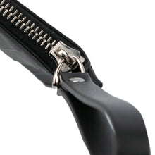 Valentino | Pre-Owned Leather VLTN Zip Card Holder | Black