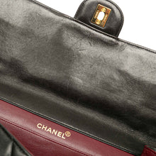 Chanel | Pre-Owned Jumbo Lambskin Double Sided Flap | Black