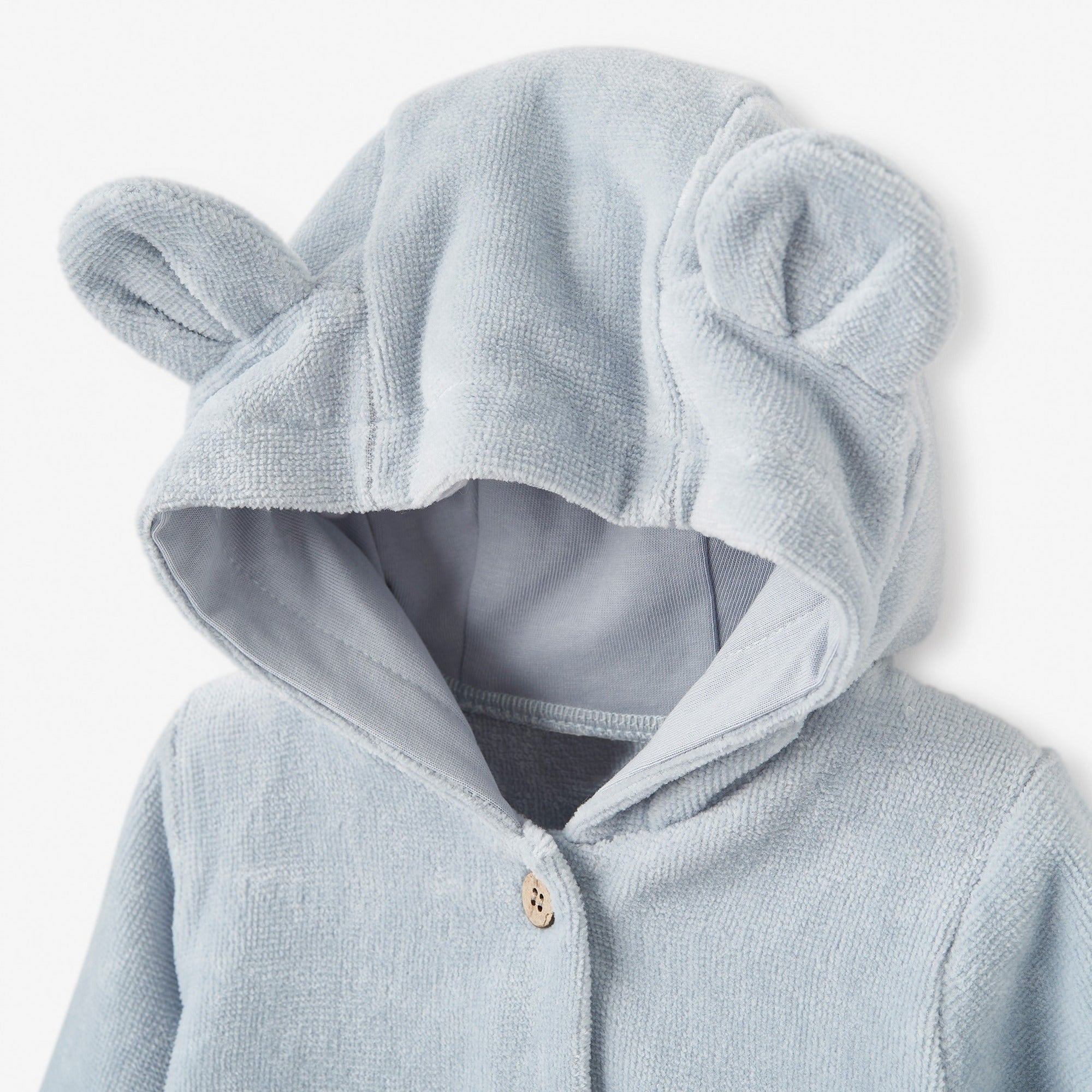 Boys | Pale Blue Seaside Safari Terry Beach Coverup | Blue