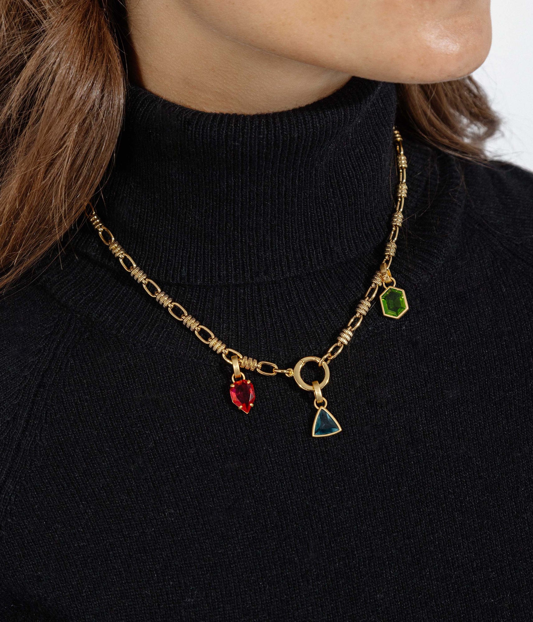 Ellis Charm Trio Pendant Set | Multicolor