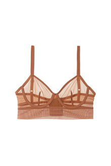 Bare Underwire Full Cup Longline Bra | Ginger Biscuit