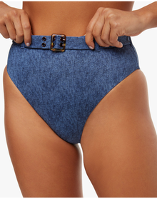 Emily Denim Bikini Bottom | Dark Wash