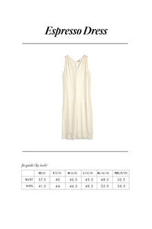 Espresso Dress | Cream