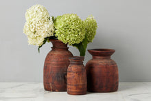 Vintage Wood Jug Vase | Natural | Small