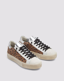 Women | Thea Sneaker | Leopard/Silver