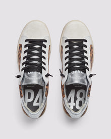 Women | Thea Sneaker | Leopard/Silver
