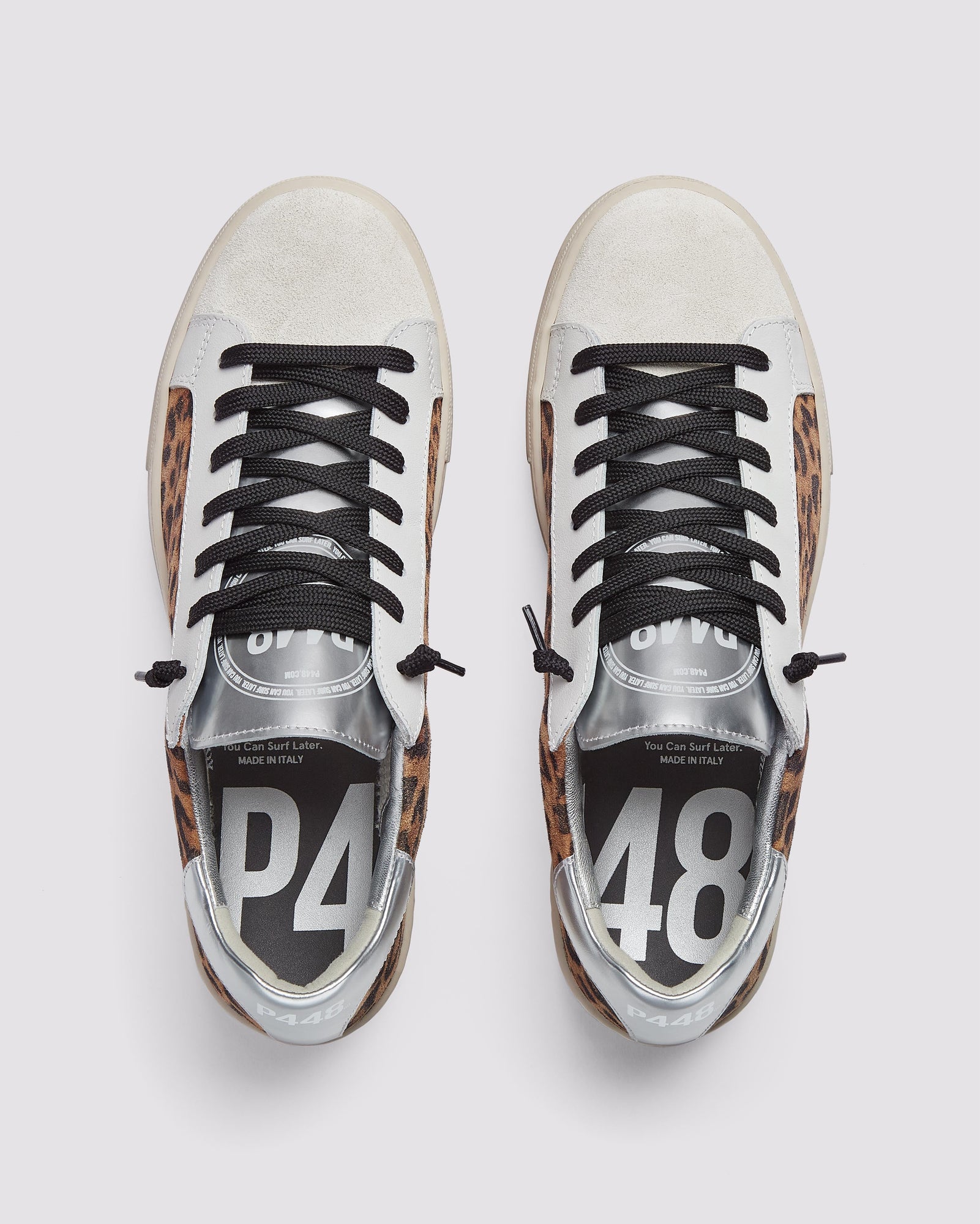 Women | Thea Sneaker | Leopard/Silver