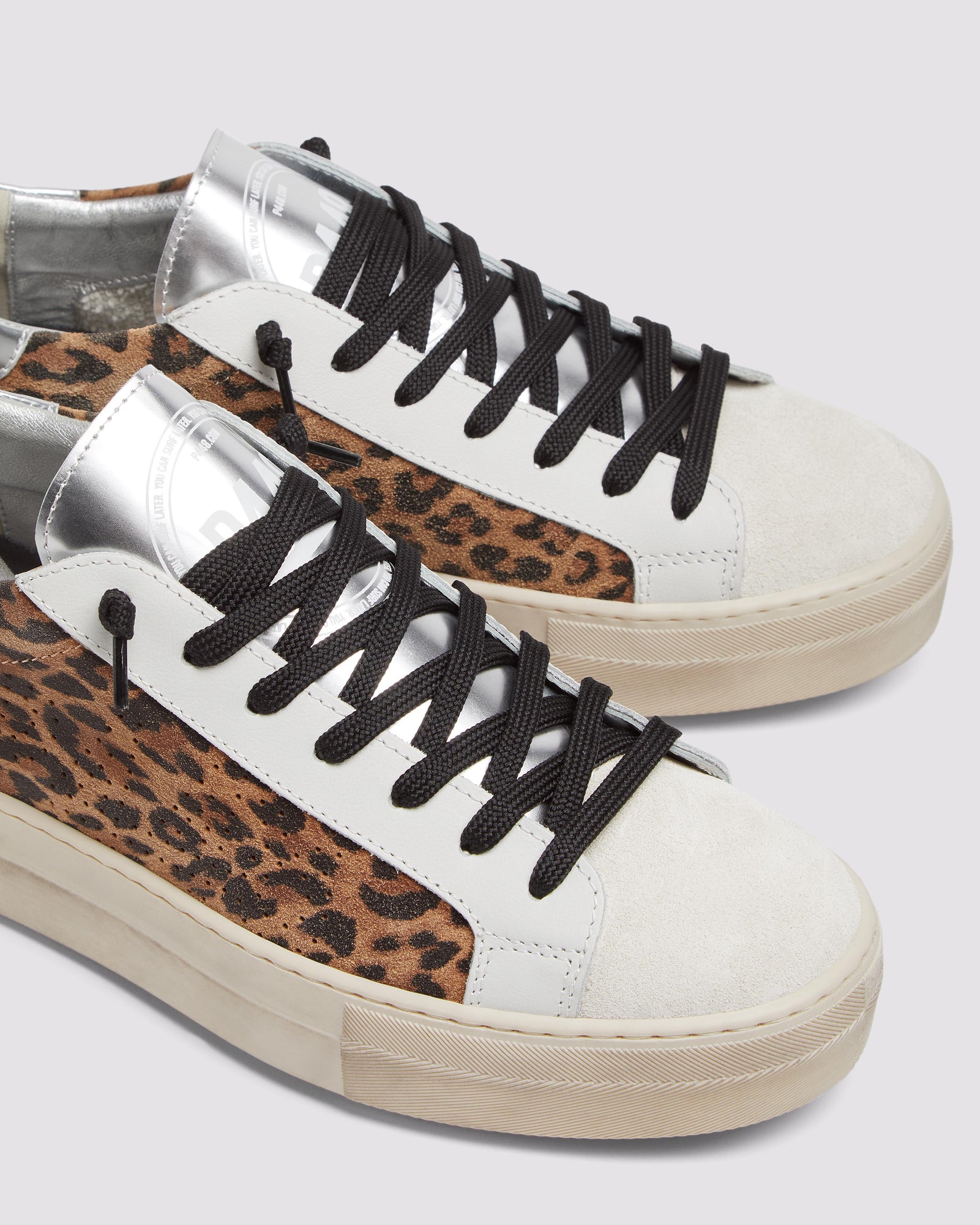 Women | Thea Sneaker | Leopard/Silver