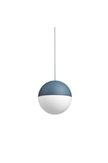 String Light Sphere Suspension 22m App | Blue
