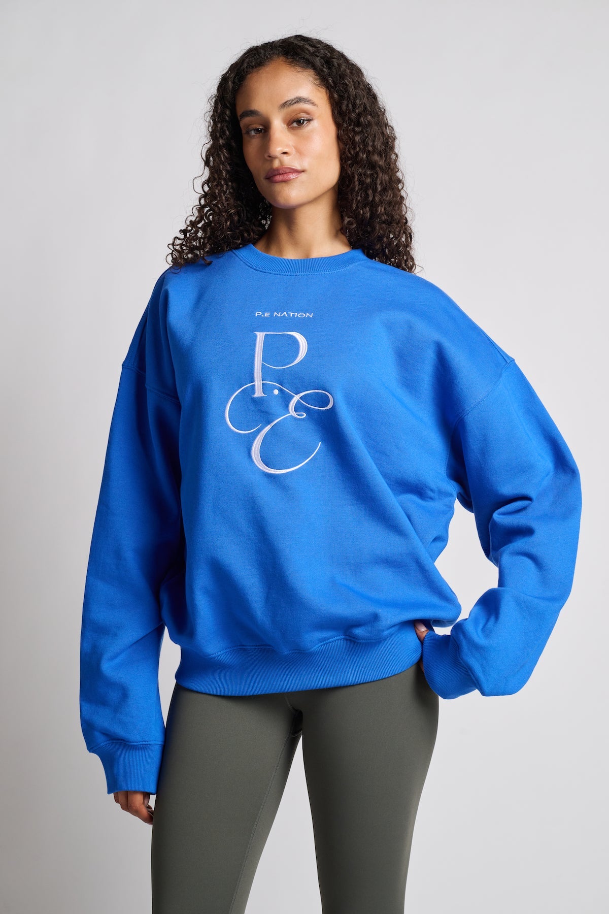 Women | P.E Nation | South Bank Sweatshirt | Blue