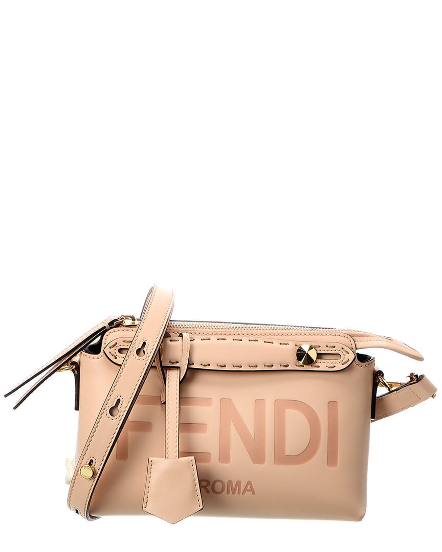 FENDI | Womens | By The Way Mini Leather Shoulder Bag | Beige