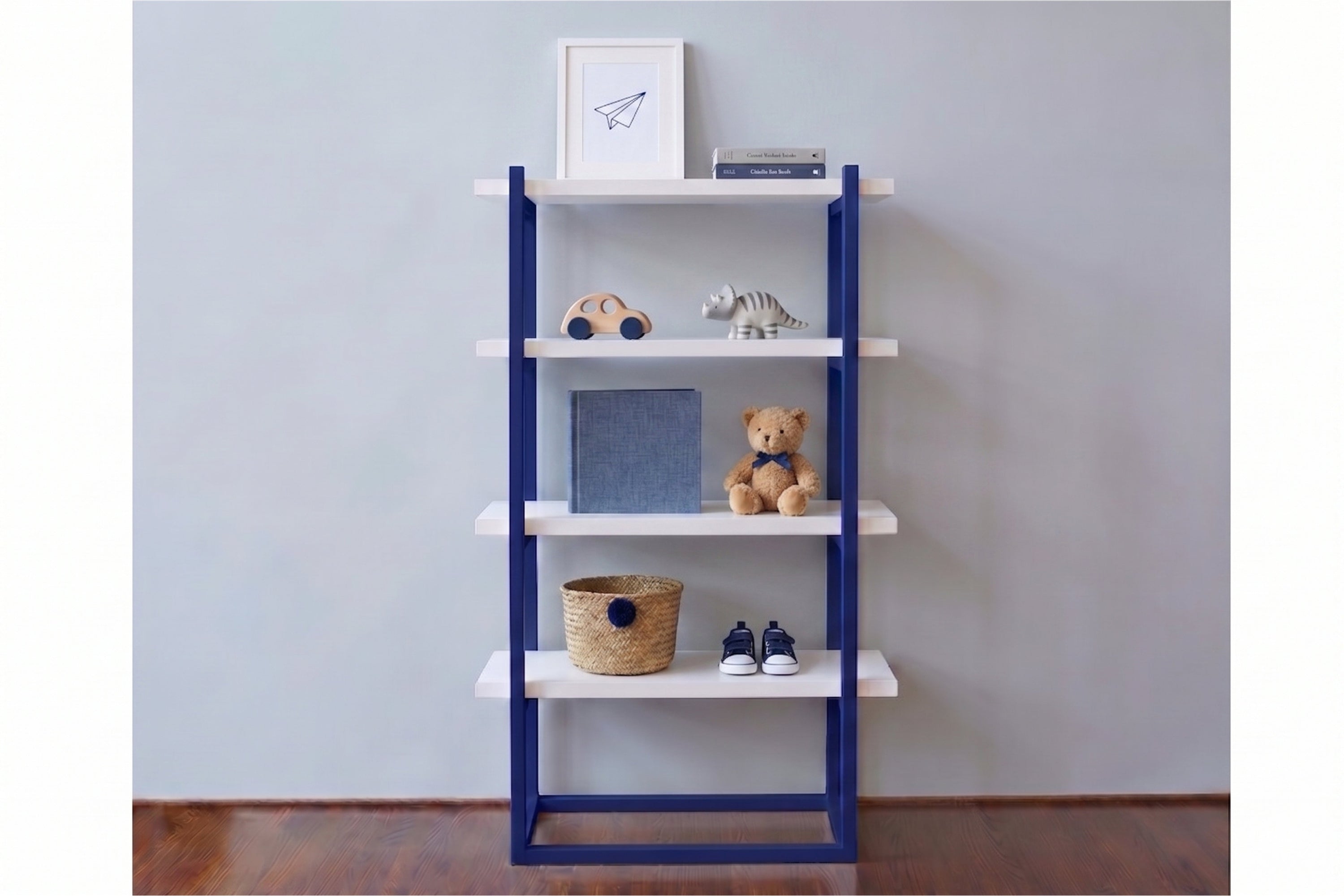 Pantry Shelf Unit | Navy with White