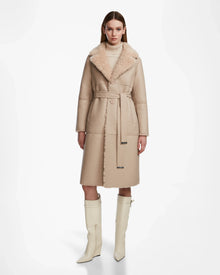 Women | ANNABELLE Reversible Coat | Sand