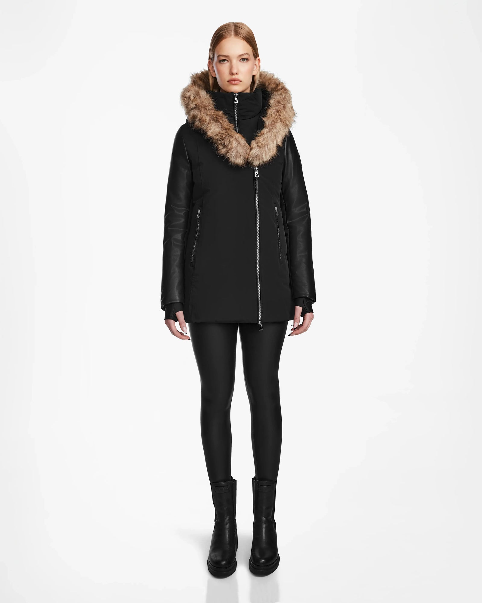 Women | AURORE R Down Parka | Black