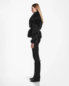 Women | CHLOE Faux Fur Jacket | Black