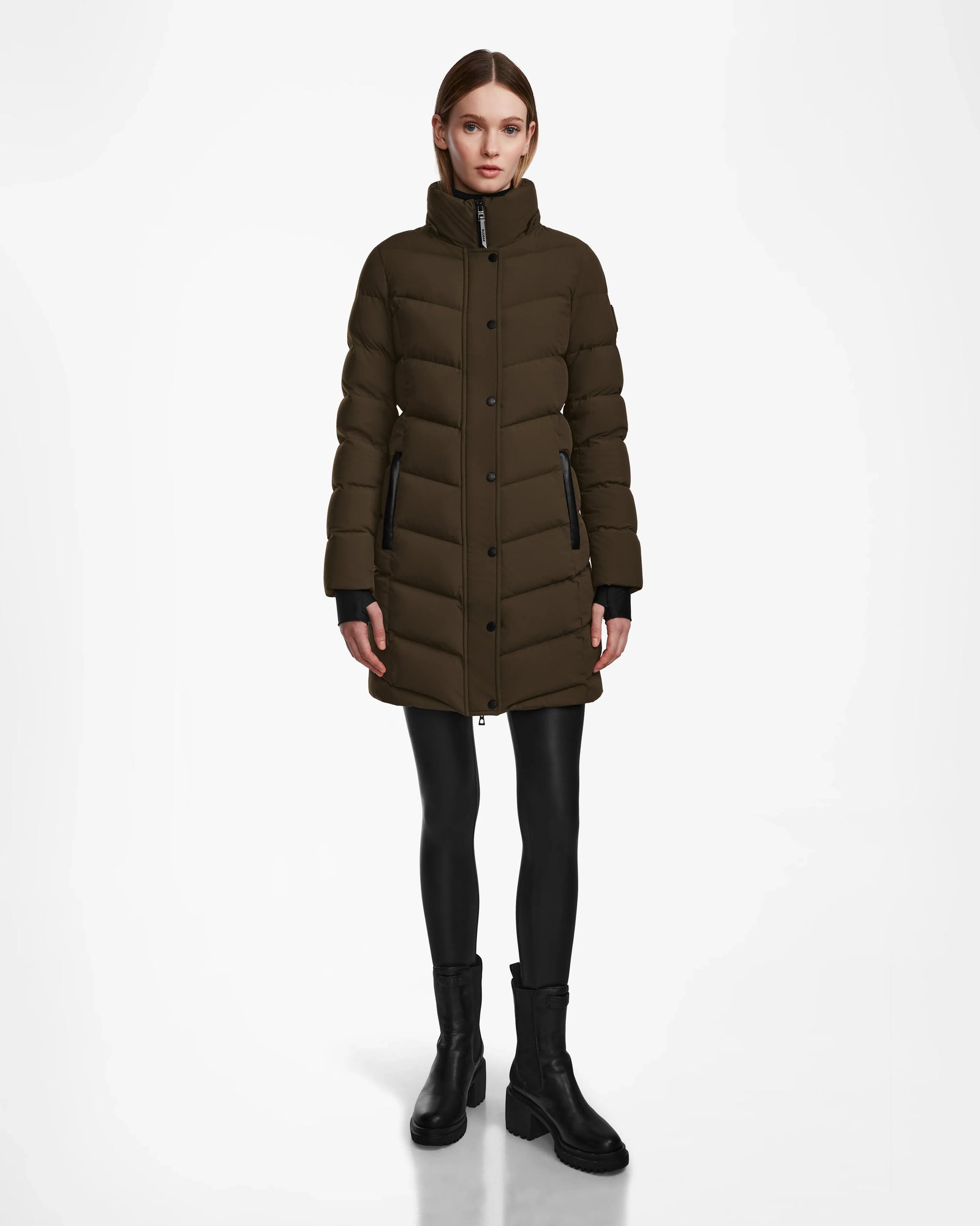 Women | ELISA Down Puffer | Army