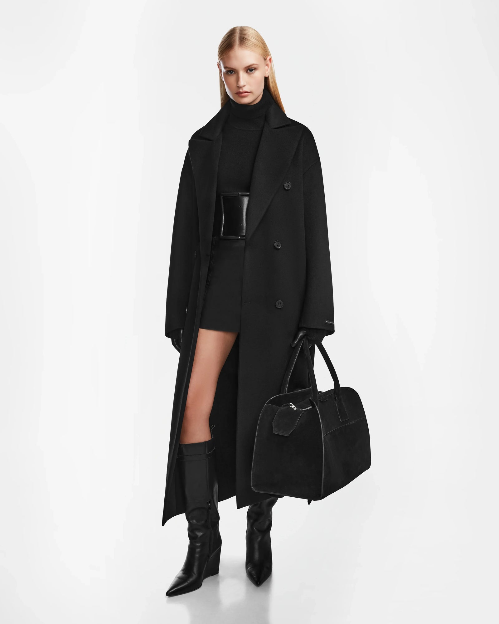 Women | LARA Wool Coat | Black