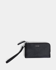 Women | ZURIE Leather Pouch | Black