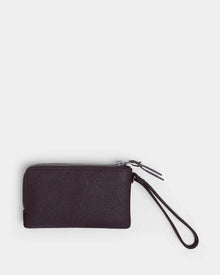 Women | ZURIE Leather Pouch | Wine