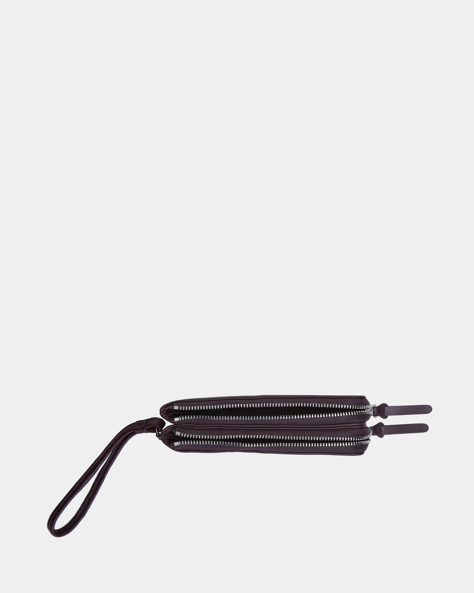 Women | ZURIE Leather Pouch | Wine