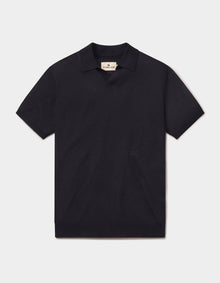 Men | Summer Linen-Blend Polo | Navy