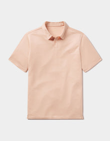 Men | Performance Pique Polo | Dusty Rose