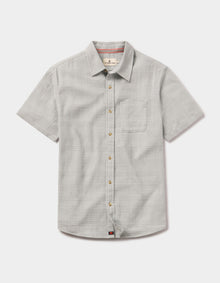 Men | Freshwater Short Sleeve Button Up Shirt | Misty Harbor Dobby