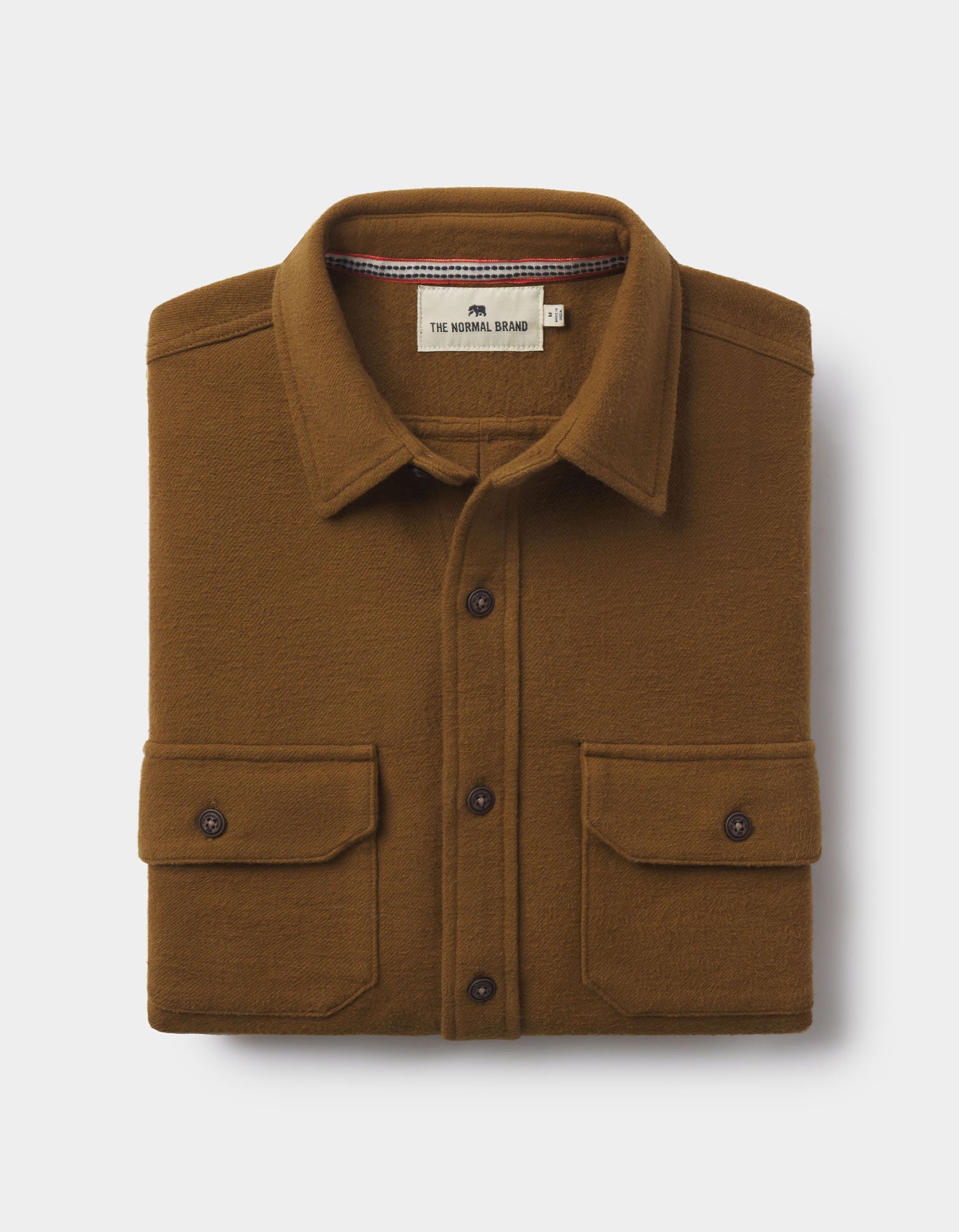 Men | Heavyweight Chamois Overshirt | Gold