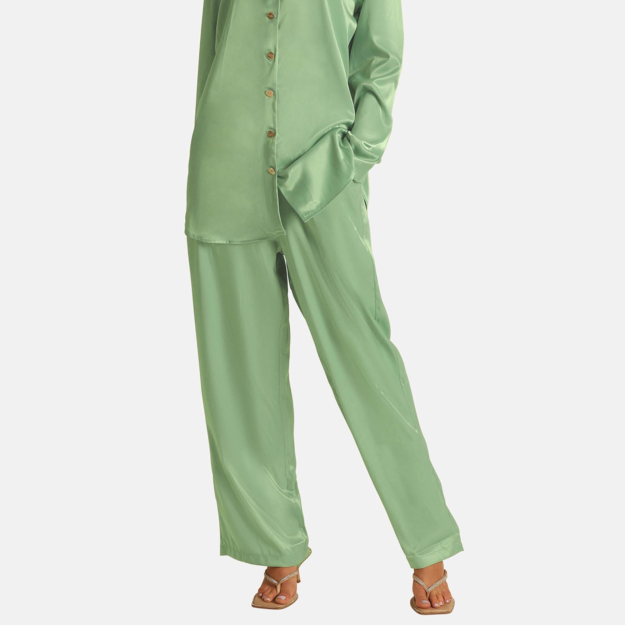 OW Collection FRANKIE Pants Account 048 - Mellow Green