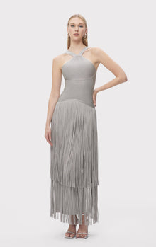 The Metallic Kennedy Gown | Metallic Silver