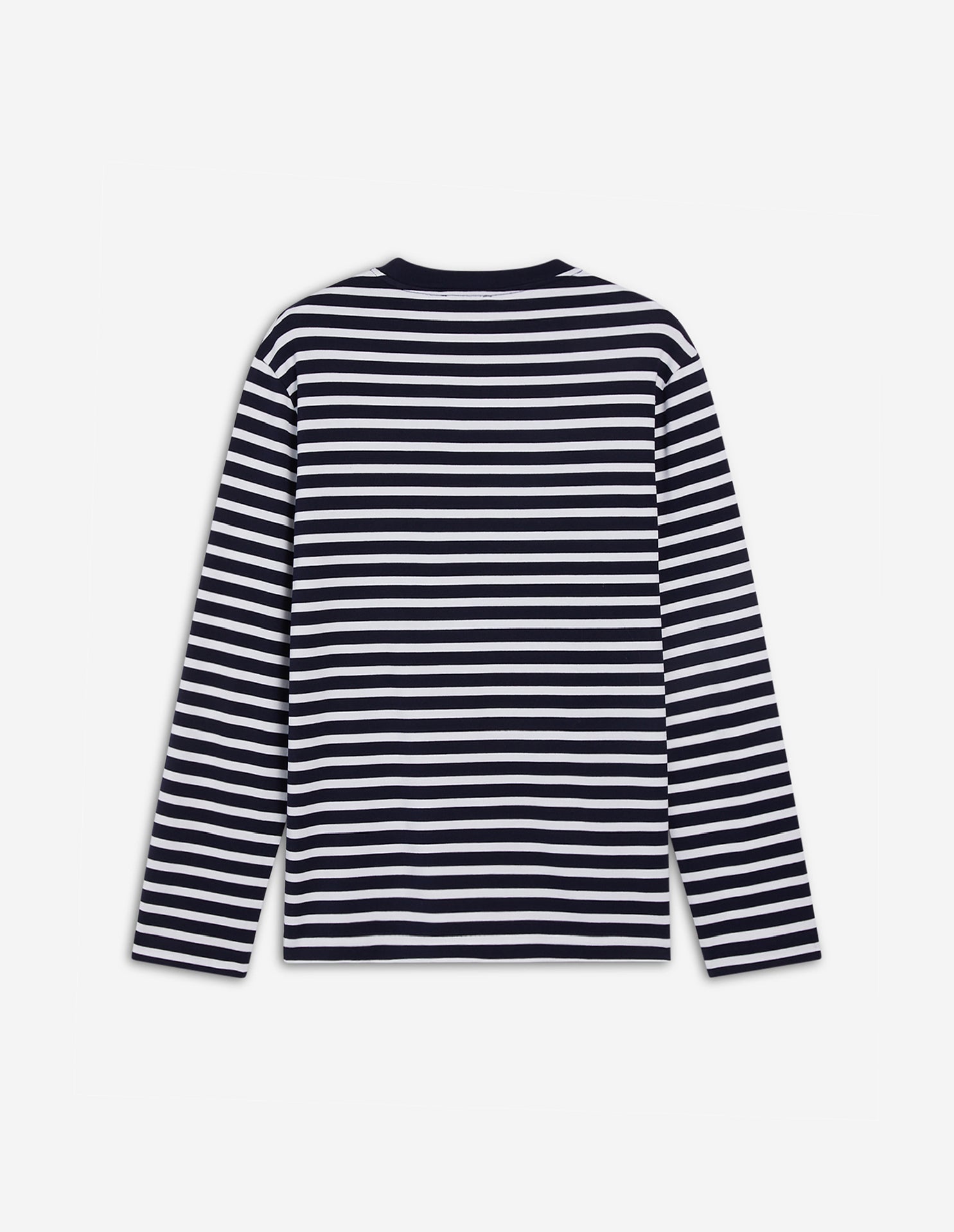 Unisex | Tricolor Fox Patch Classic Marin Tee-Shirt | Navy Stripes