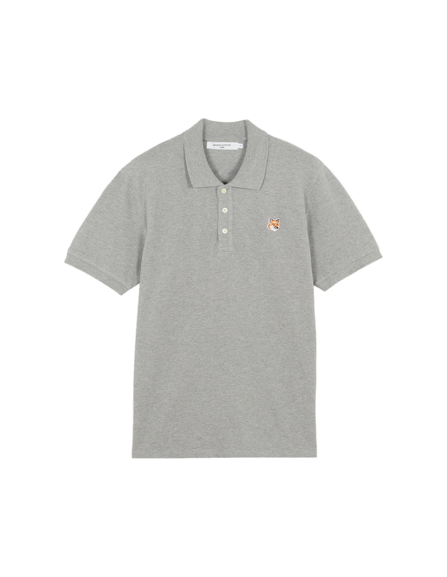 Unisex | Fox Head Patch Classic Polo | Grey Melange