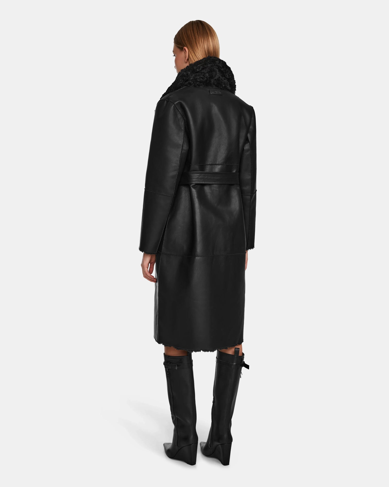 Women | ANNABELLE Reversible Coat | Black
