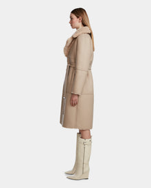 Women | ANNABELLE Reversible Coat | Sand