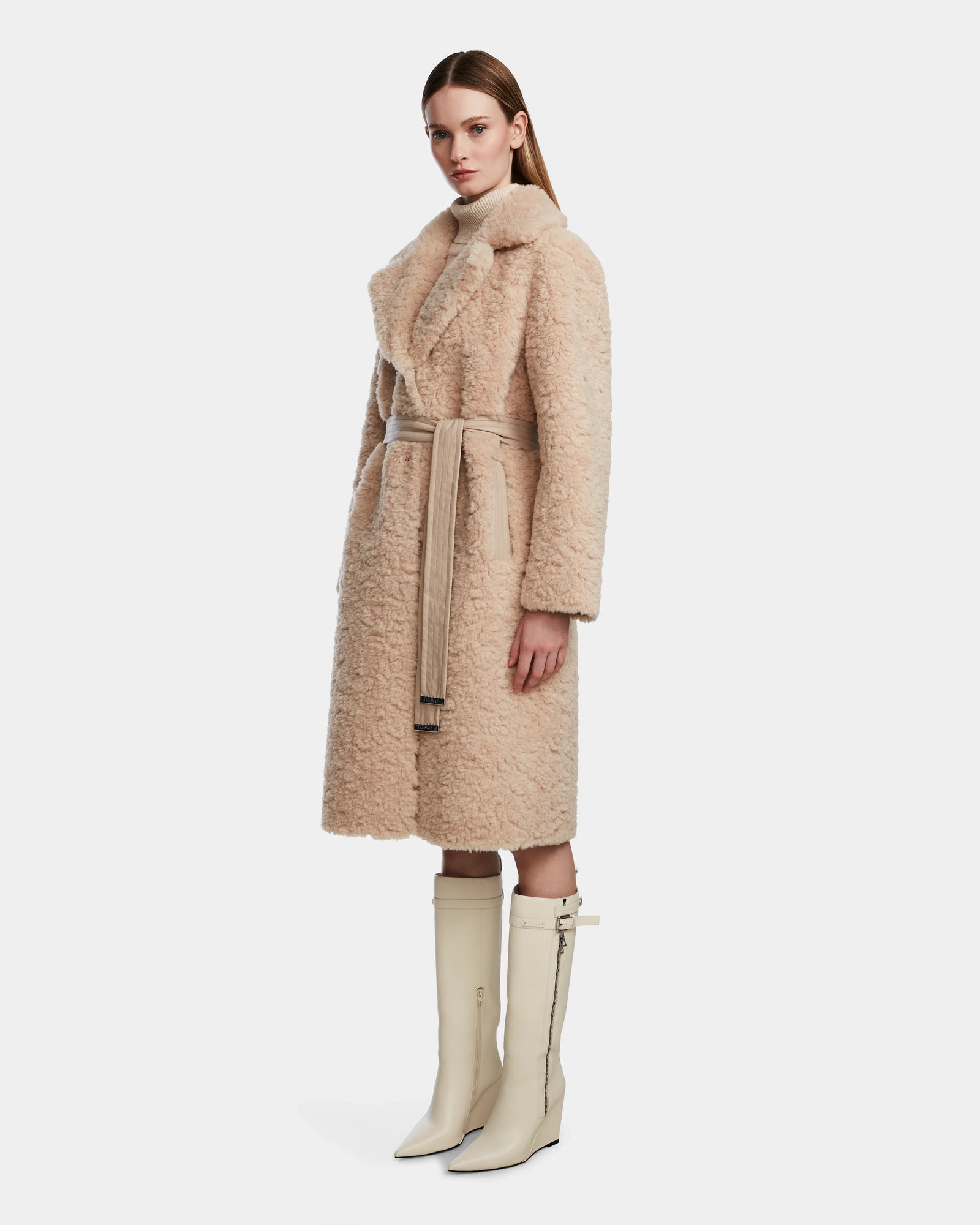 Women | ANNABELLE Reversible Coat | Sand