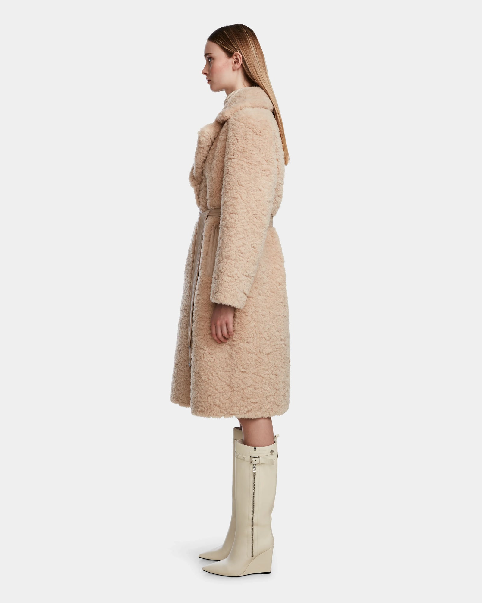 Women | ANNABELLE Reversible Coat | Sand