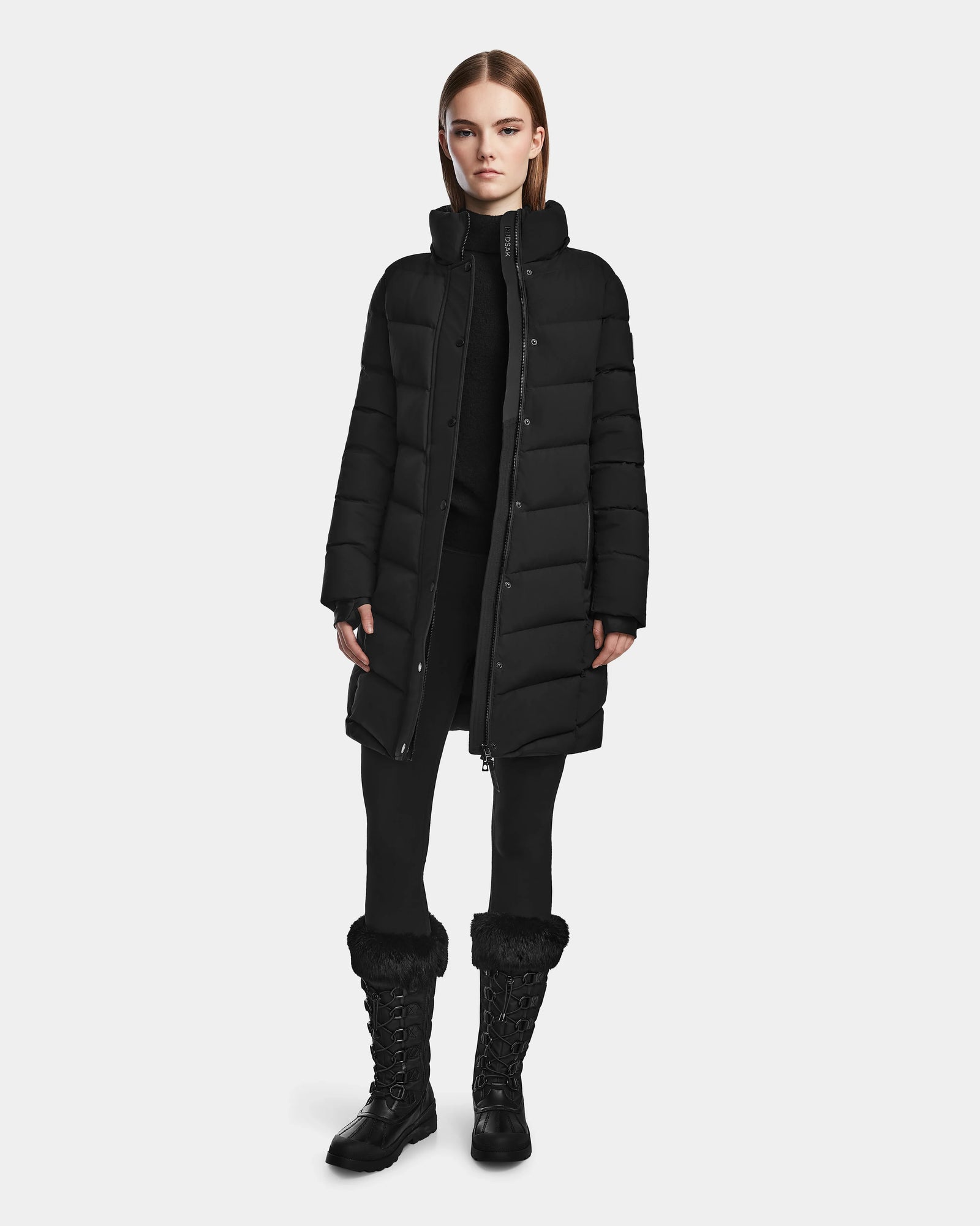Women | ELISA Down Puffer | Black