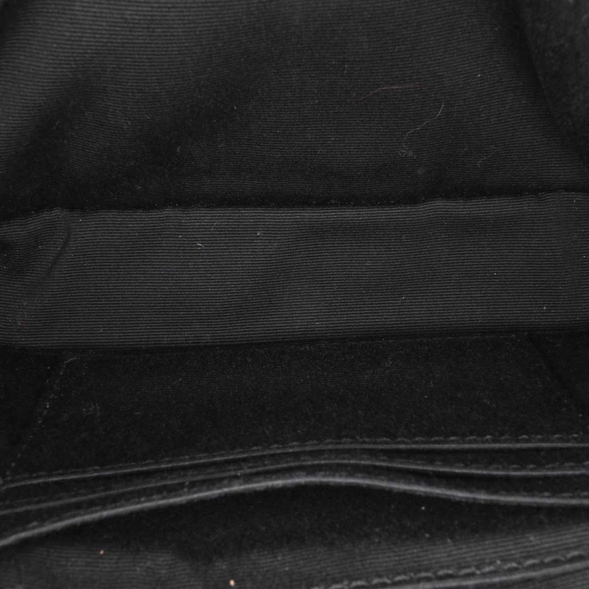 Saint Laurent | Pre-Owned Toy Cotton Bandana Print Loulou Crossbody | Black