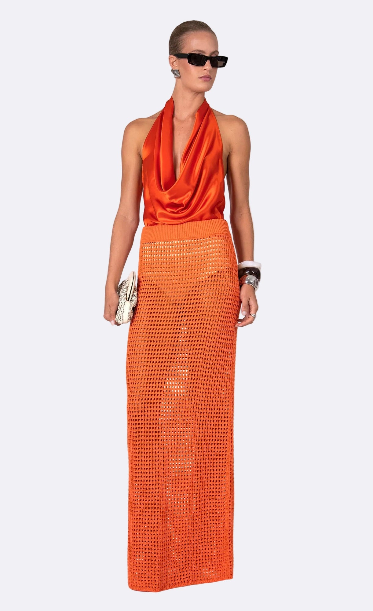 Brianna Maxi Skirt | Aperol