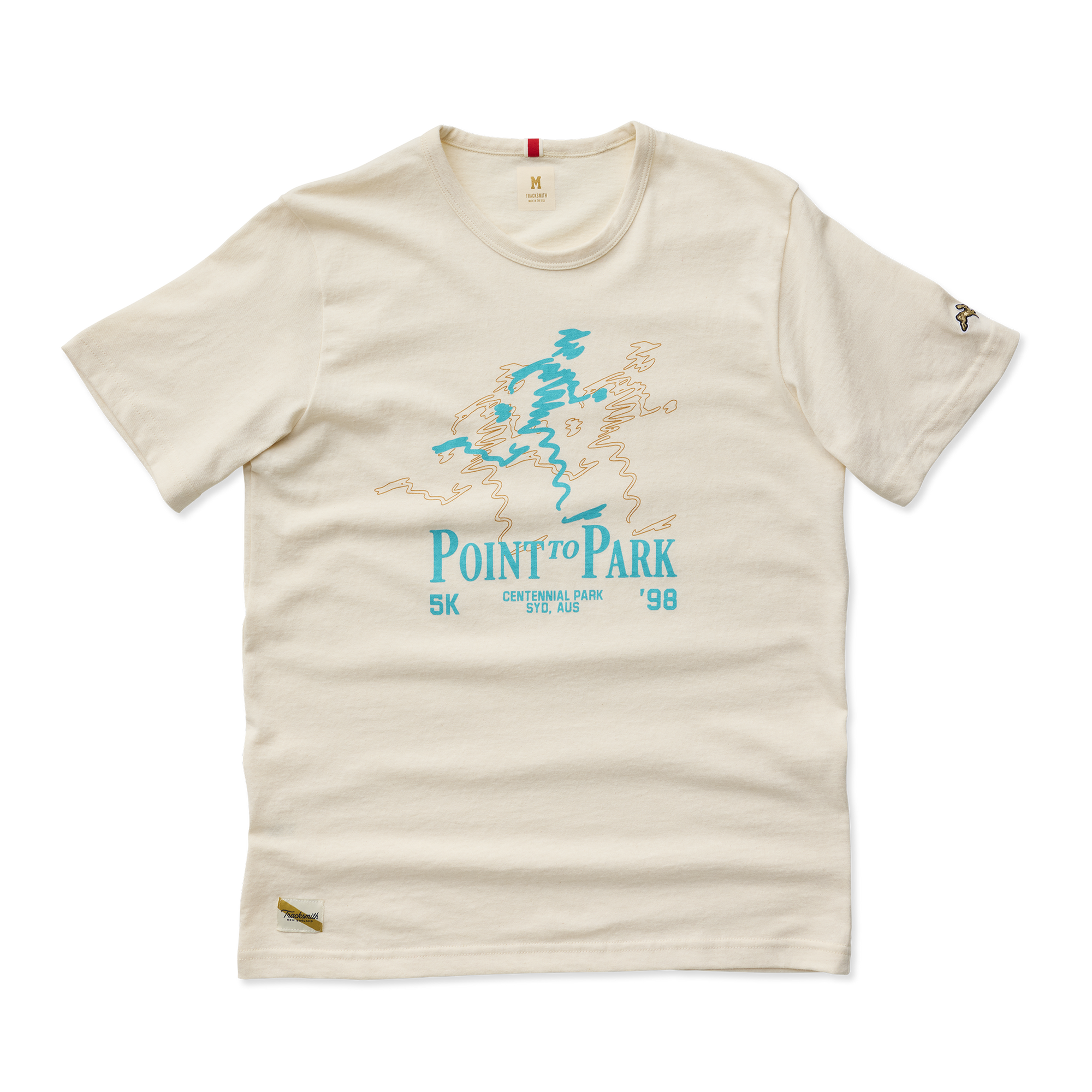 Mens | Parks Tee - Fall Parks Pack | Ivory/Turquoise