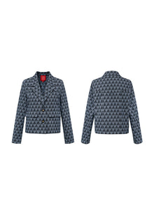 Fashion Lapel Blazer | Blue