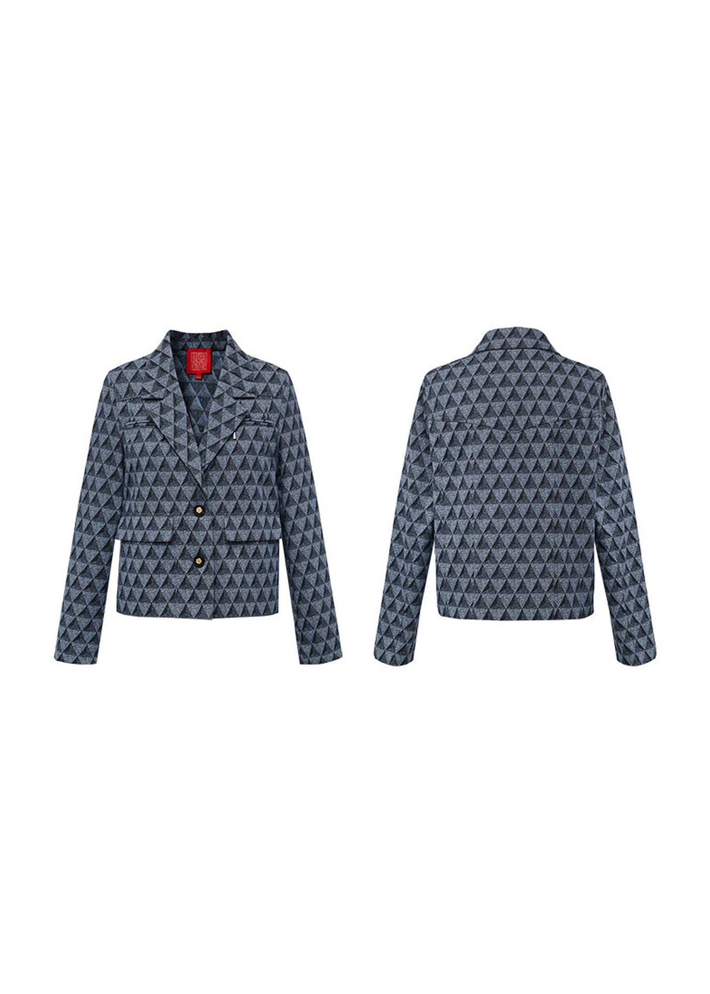Fashion Lapel Blazer | Blue